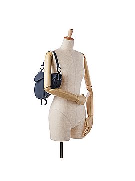 Dior Leather Ultramatte Saddle Bag (view 2)
