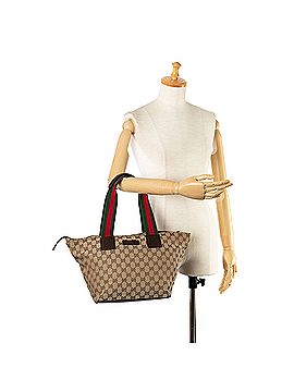 Gucci GG Canvas Web Shoulder Bag  (view 2)