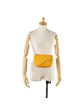 Dior Oblique Galaxy Leather World Tour Saddle Belt Bag (view 2)