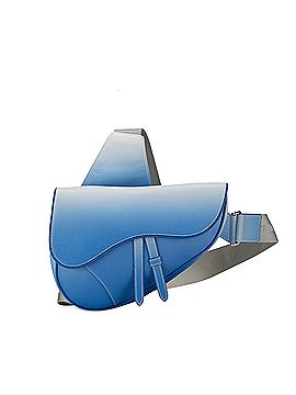 Dior x Daniel Arsham Grained Calfskin Gradient Saddle Bag (view 1)