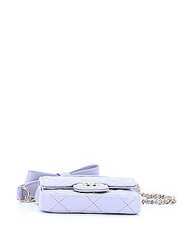 Chanel Bow Strap Classic Flap Clutch with Chain Quilted Lambskin Mini (view 2)