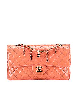 Chanel Limited Edition Ginza 5th Anniversary Medium Classic Patent Lucky Charms Single Flap (view 1)