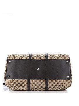 Gucci Convertible Boston Carry On Duffle Bag (Outlet) GG Canvas Large (view 2)