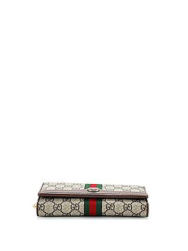 Gucci Ophidia Chain Wallet GG Coated Canvas (view 2)