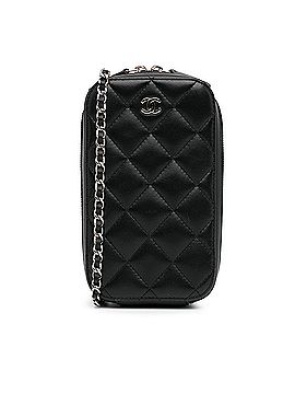 Chanel CC Quilted Lambskin Zip Phone Case (view 1)