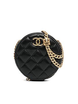 Chanel CC Quilted Lambskin Round Crossbody (view 1)