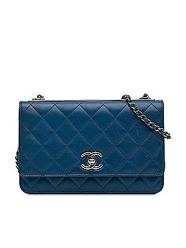Chanel Lambskin Trendy CC Wallet On Chain (view 1)