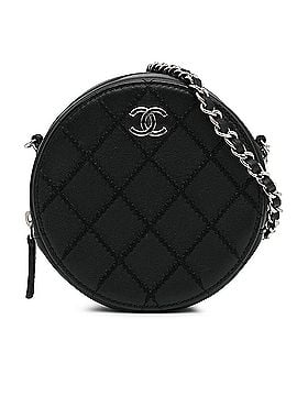Chanel Quilted Lambskin Ultimate Stitch Round Clutch with Chain (view 1)