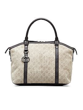 Gucci GG Canvas Charm Dome Satchel (view 1)