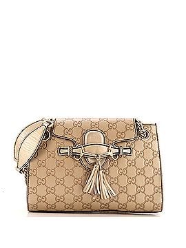 Gucci Emily Chain Flap Shoulder Bag Guccissima Leather Small (view 1)
