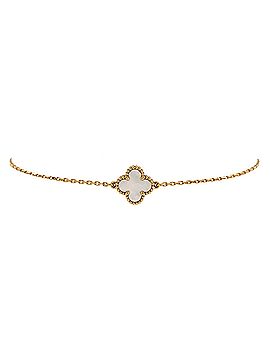 Van Cleef & Arpels Sweet Alhambra Bracelet 18K Yellow Gold and Mother of Pearl (view 1)