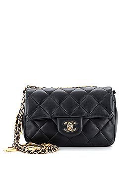 Chanel Heart Charms Flap Bag Quilted Lambskin Mini (view 1)