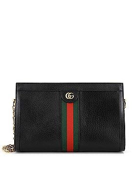 Gucci Ophidia Chain Shoulder Bag Leather Medium (view 1)