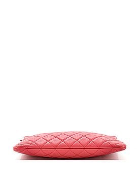 Chanel O Case Clutch Quilted Caviar Medium (view 2)