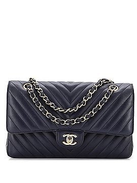 Chanel Classic Double Flap Bag Chevron Lambskin Medium (view 1)