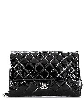 Chanel Clutch with Chain Quilted Patent (view 1)