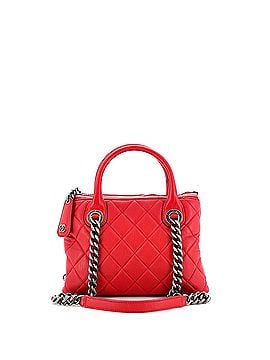 Chanel Boy Chained Tote Quilted Calfskin Small (view 1)