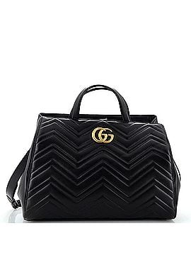 Gucci GG Marmont Tote Matelasse Leather Medium (view 1)