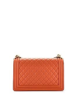 Chanel Boy Flap Bag Quilted Lambskin New Medium (view 2)