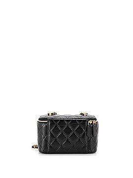 Chanel CC Dynasty Vanity Case with Chain Quilted Iridescent Lambskin Small (view 2)