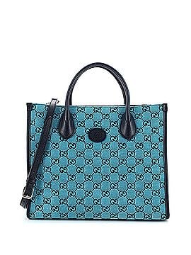 Gucci Structured Top Handle Open Tote GG Canvas Small (view 1)
