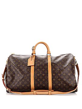 Louis Vuitton Keepall Bandouliere Bag Monogram Canvas 55 (view 1)