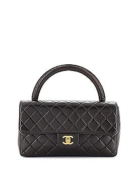 Chanel Vintage Twin Top Handle Flap Bag Quilted Lambskin Medium (view 1)