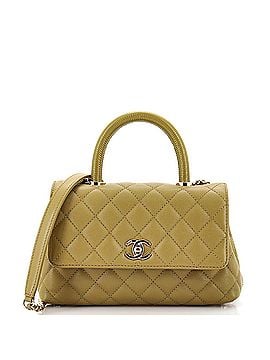 Chanel Coco Top Handle Bag Quilted Caviar Mini (view 1)
