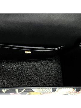 Salvatore Ferragamo Boxyz Top Handle Bag Printed Leather Small (view 2)
