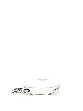 Prada Round Pouch Bag with Chain Brushed Leather Mini (view 2)