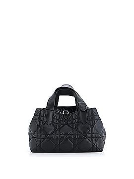 Christian Dior Toujours Tote Bag Macrocannage Quilt Calfskin Small (view 2)