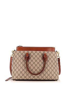 Gucci Linea A Convertible Tote GG Coated Canvas Small (view 1)