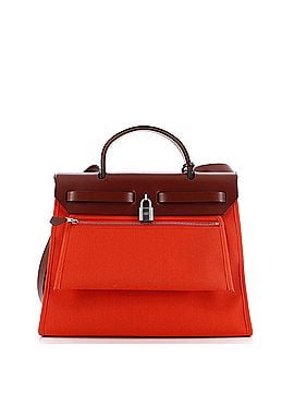 Hermès Herbag Zip Leather and Toile 31 (view 2)