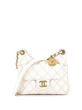 Chanel Wavy CC Hobo Quilted Crumpled Calfskin Small (view 1)