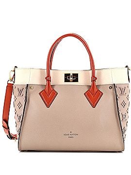 Louis Vuitton On My Side Tote Monogram Tuffetage Leather MM (view 1)