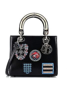 Christian Dior Lady Dior Bag Patch Embellished Leather Medium (view 1)