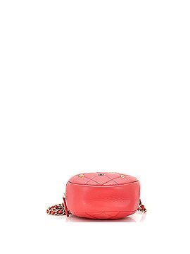 Chanel Lucky Charms Round Clutch With Chain Quilted Lambskin Mini (view 2)