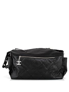 Chanel Biarritz Hobo Quilted Coated Canvas Large (view 1)