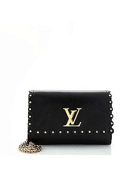Louis Vuitton Chain Louise Clutch Studded Leather MM (view 1)