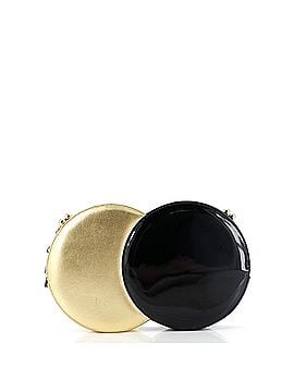 Chanel Kisslock Double Circle Clutch Lambskin with Patent (view 1)