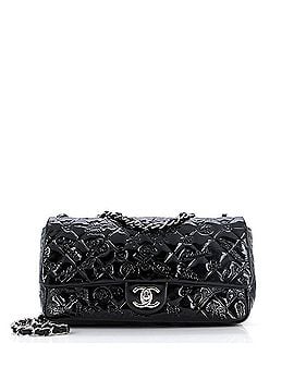 Chanel Lucky Symbols Flap Bag Embossed Patent Medium (view 1)