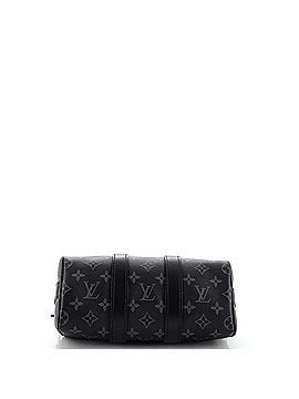 Louis Vuitton Keepall Bandouliere Bag Reverse Monogram Eclipse Canvas 25 (view 2)