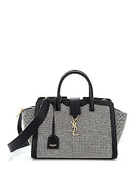 Saint Laurent Monogram Cabas Downtown Tweed and Leather Baby (view 1)