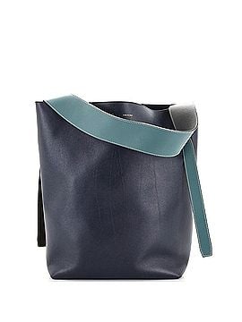 Céline Twisted Cabas Tote Leather and Felt Small (view 1)