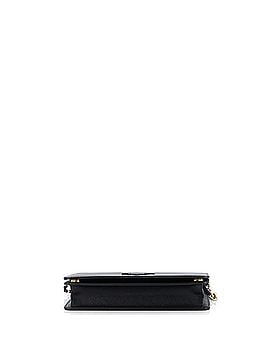 Prada Monochrome Wristlet Wallet on Chain Saffiano Leather Mini (view 2)