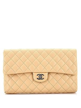 Chanel Classic Flap Clutch Quilted Caviar (view 1)