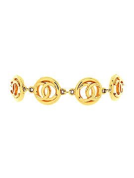 Chanel CC Cutout Round Bracelet Metal (view 1)