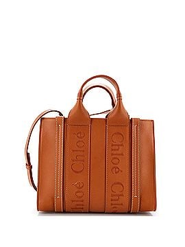 Chloé Woody Convertible Tote Leather Small (view 1)