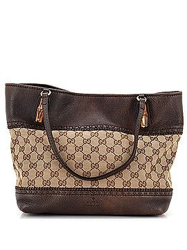Gucci Laidback Crafty Tote GG Canvas and Leather Medium (view 1)