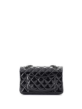 Chanel So Black Reissue 2.55 Flap Bag Quilted Patent Mini (view 2)